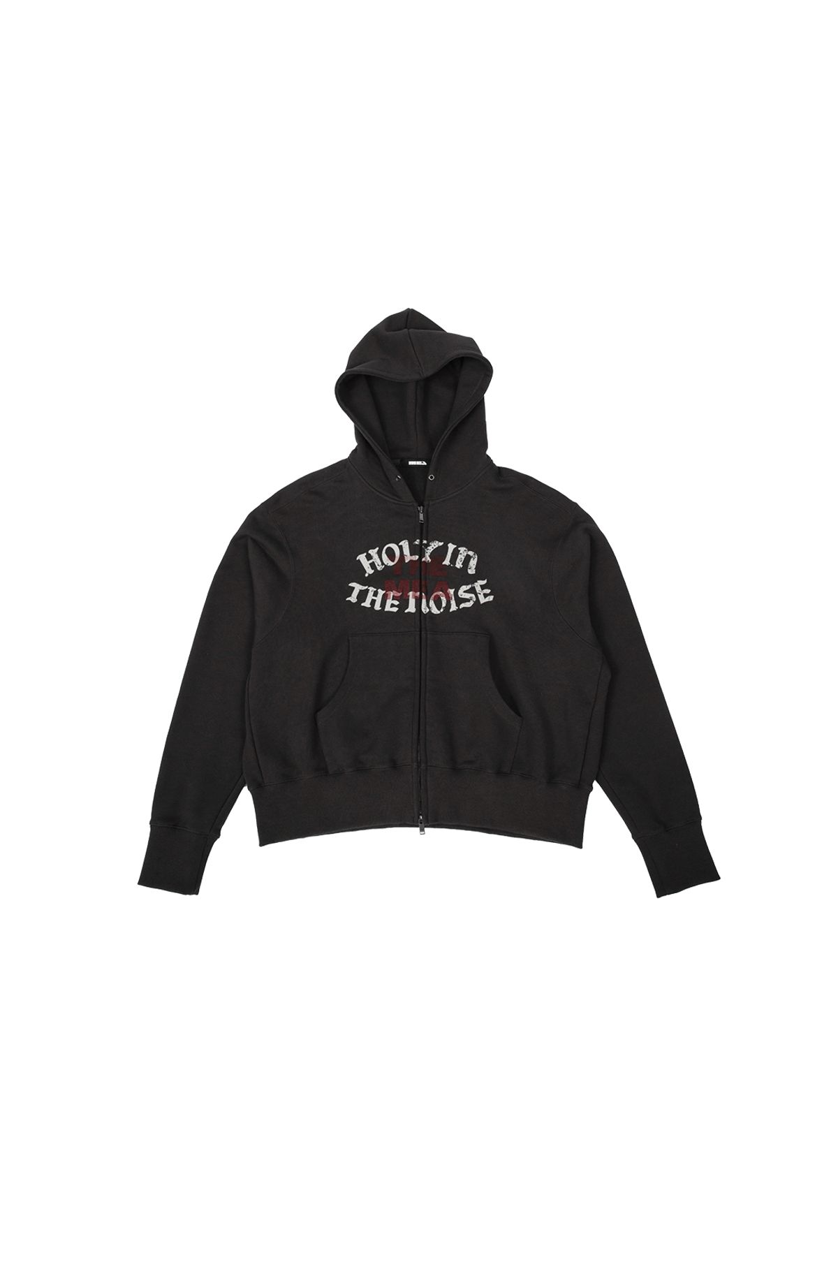 메아(MEA) LIP HOOD ZIP-UP [BLACK]