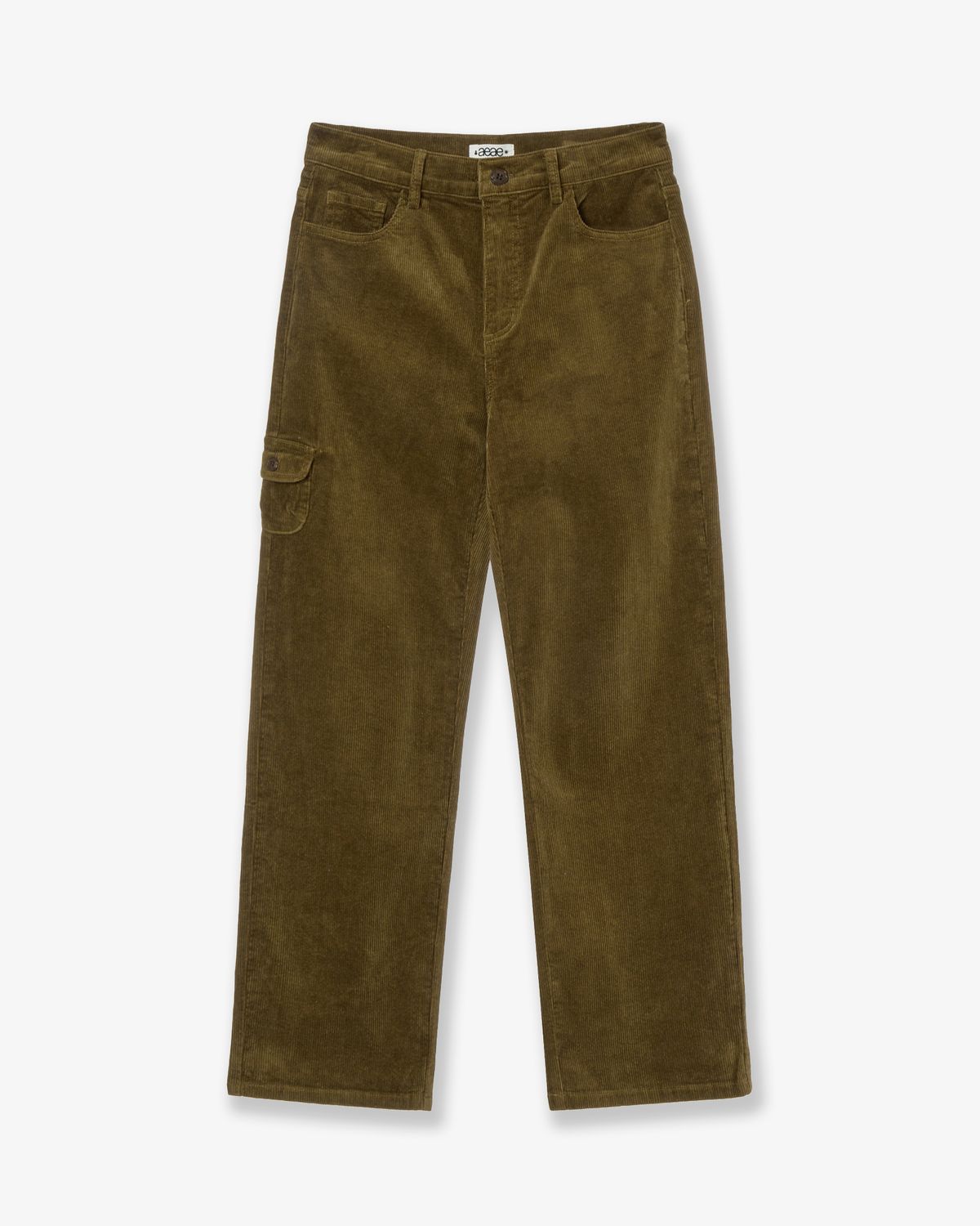 에이이에이이(AEAE) ROUND POCKET CORDUROY PANTS [KHAKI]