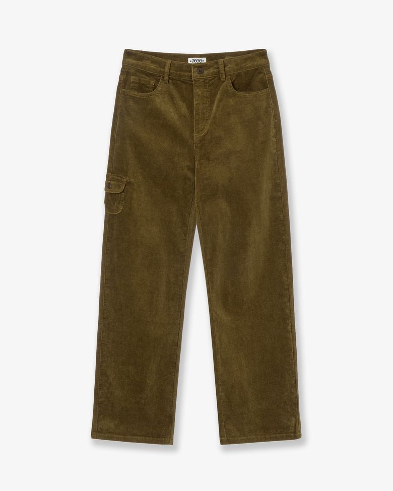 ROUND POCKET CORDUROY PANTS [KHAKI]
