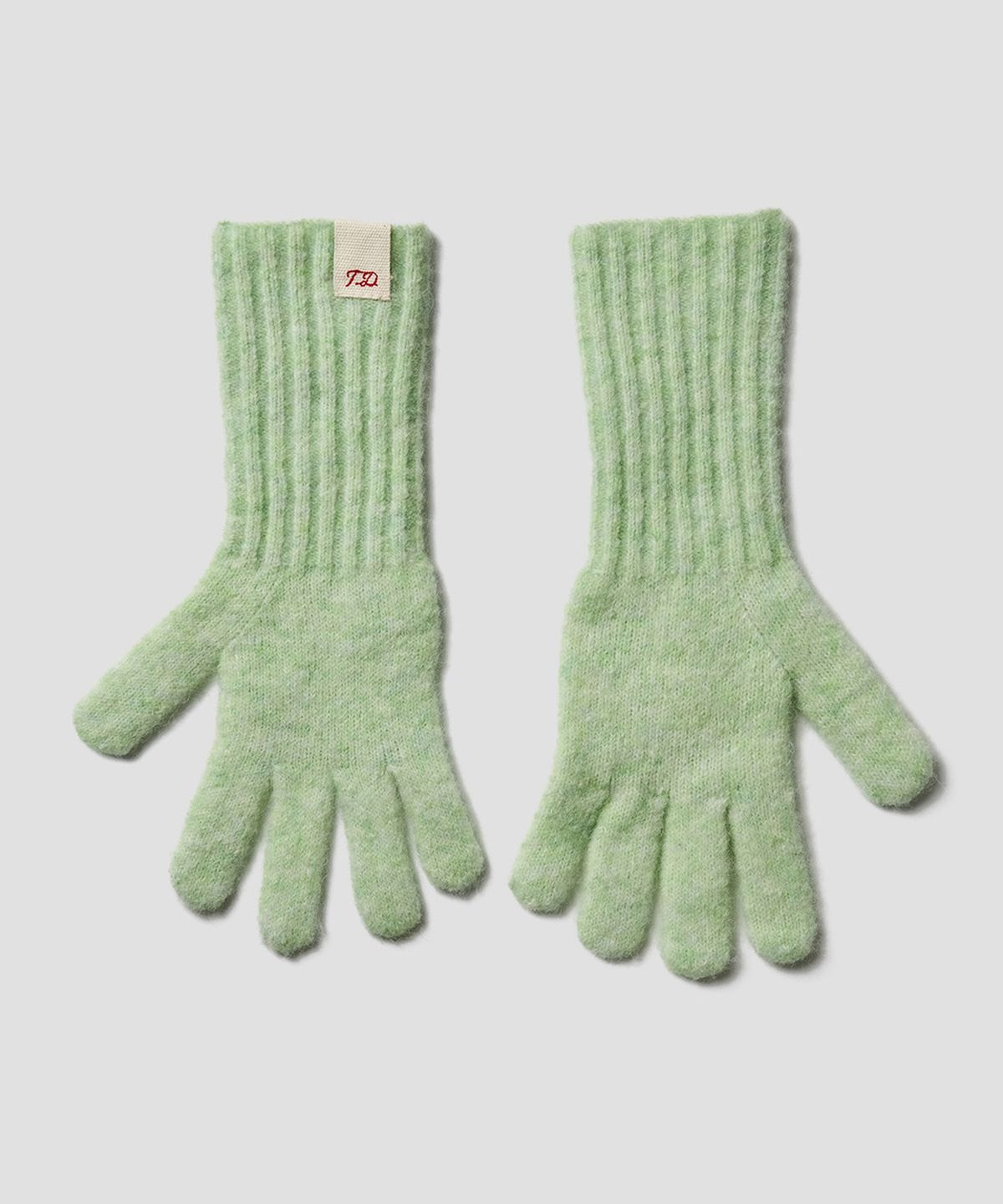 튜드먼트(TTUDEMENT) ALPACA WOOL KNIT GLOVES MELON