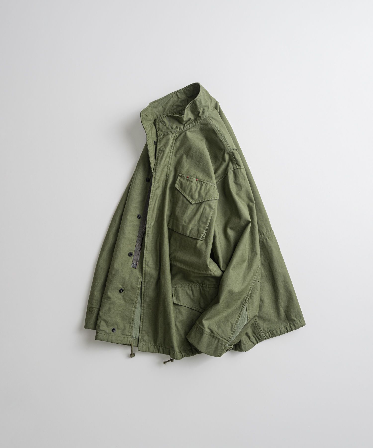 MUSINSA公式 | BEHEAVYER DYED M-S FIELD JACKET olive drab