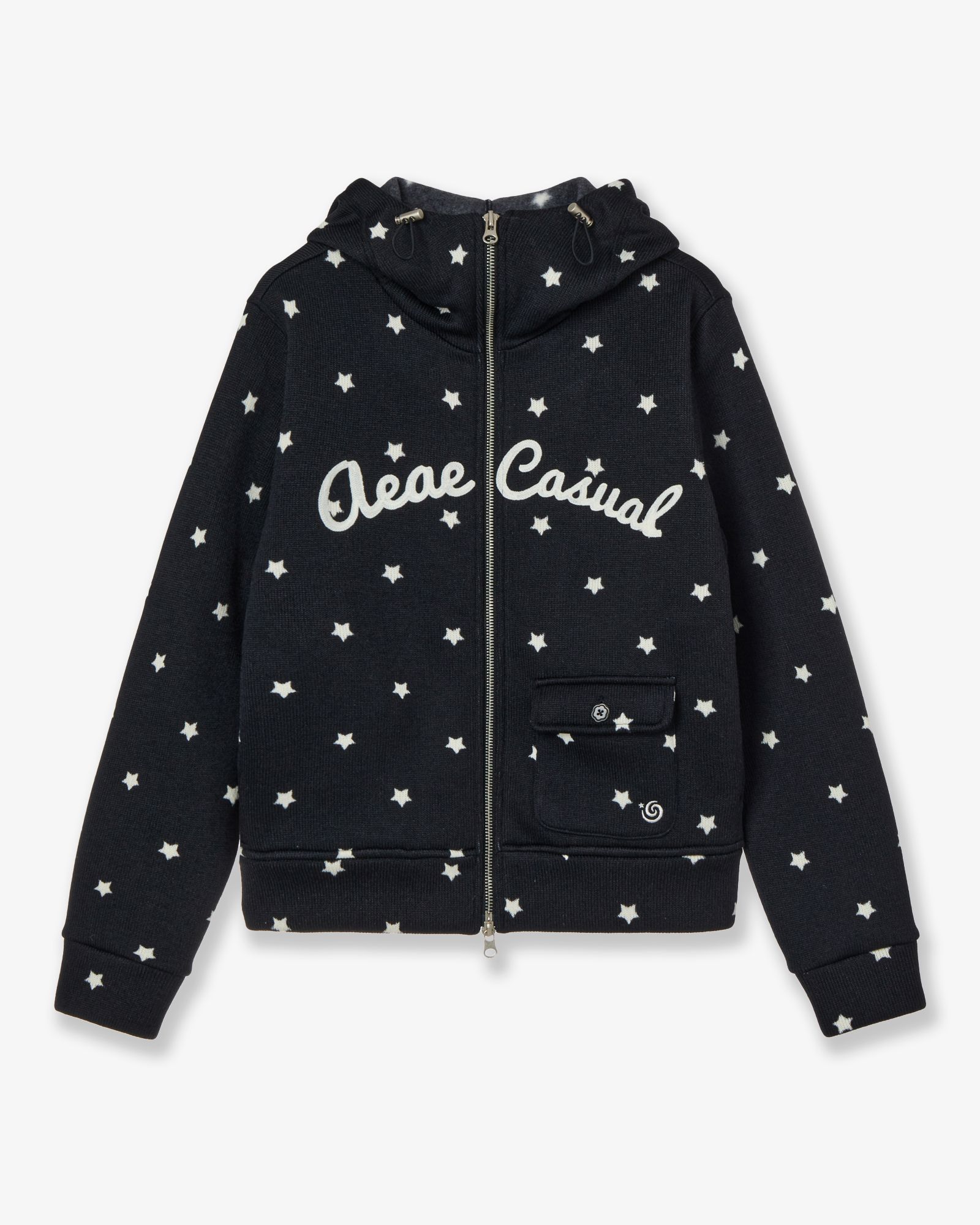 トップス aeae STAR HIGH NECK ZIP UP MUSINSA公式 | AEAE STAR HIGH NECK ZIP UP [BLACK]