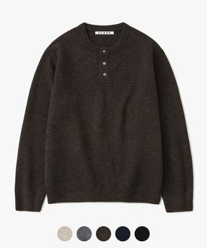 데일리 헨리넥 니트 - 5 COLOR