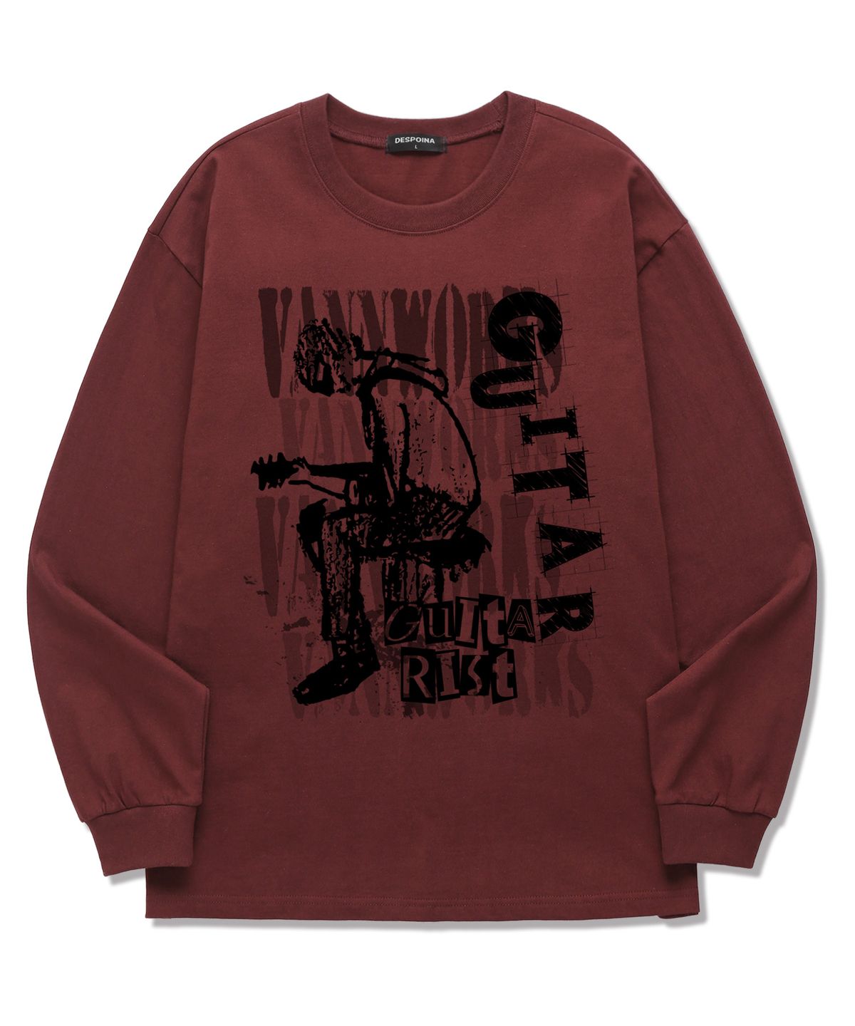 밴웍스(VANNWORKS) GUITAR 롱슬리브 (VLS0203) 버건디