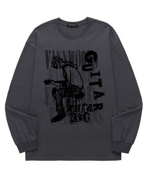 GUITAR 롱슬리브 (VLS0203) 차콜
