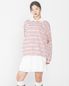 FF STRIPE RUGBY L/S TEE(PINK)