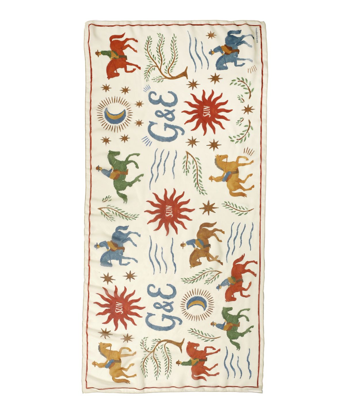 가든익스프레스(GARDEN EXPRESS) Horse Graphic Scarf 124×60 (Multi)