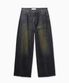 Dirty Washed Wide Jeans (Black)