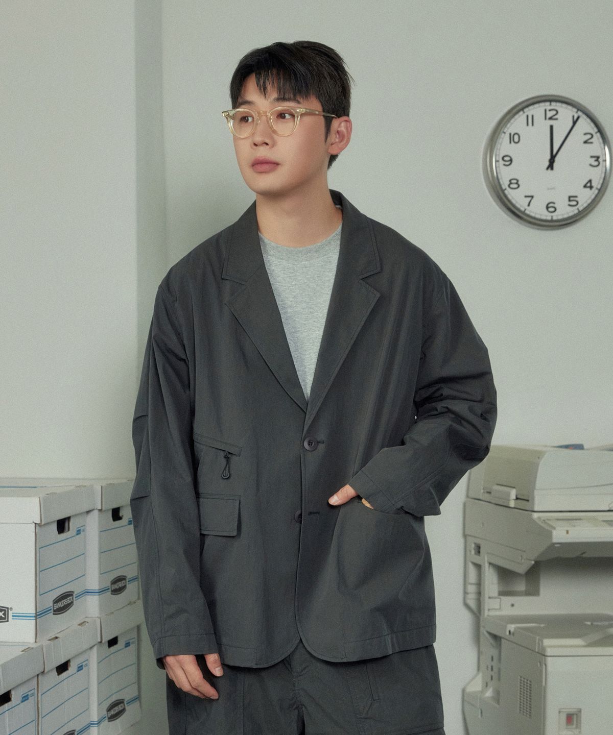 스파오(SPAO) 워크 재킷 (셋업)_SPJKF49M01