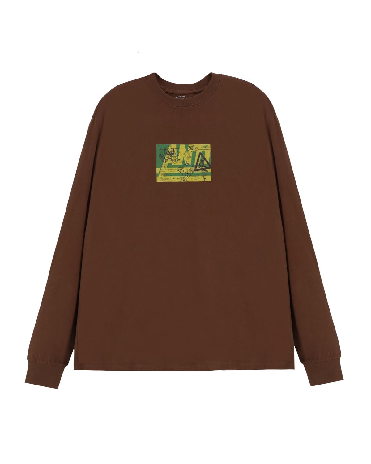 안티 소셜 소셜 클럽(ANTI SOCIAL SOCIAL CLUB) 로드 사인 티셔츠 브라운