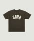 GRVR H/S T-SHIRT (BROWN)