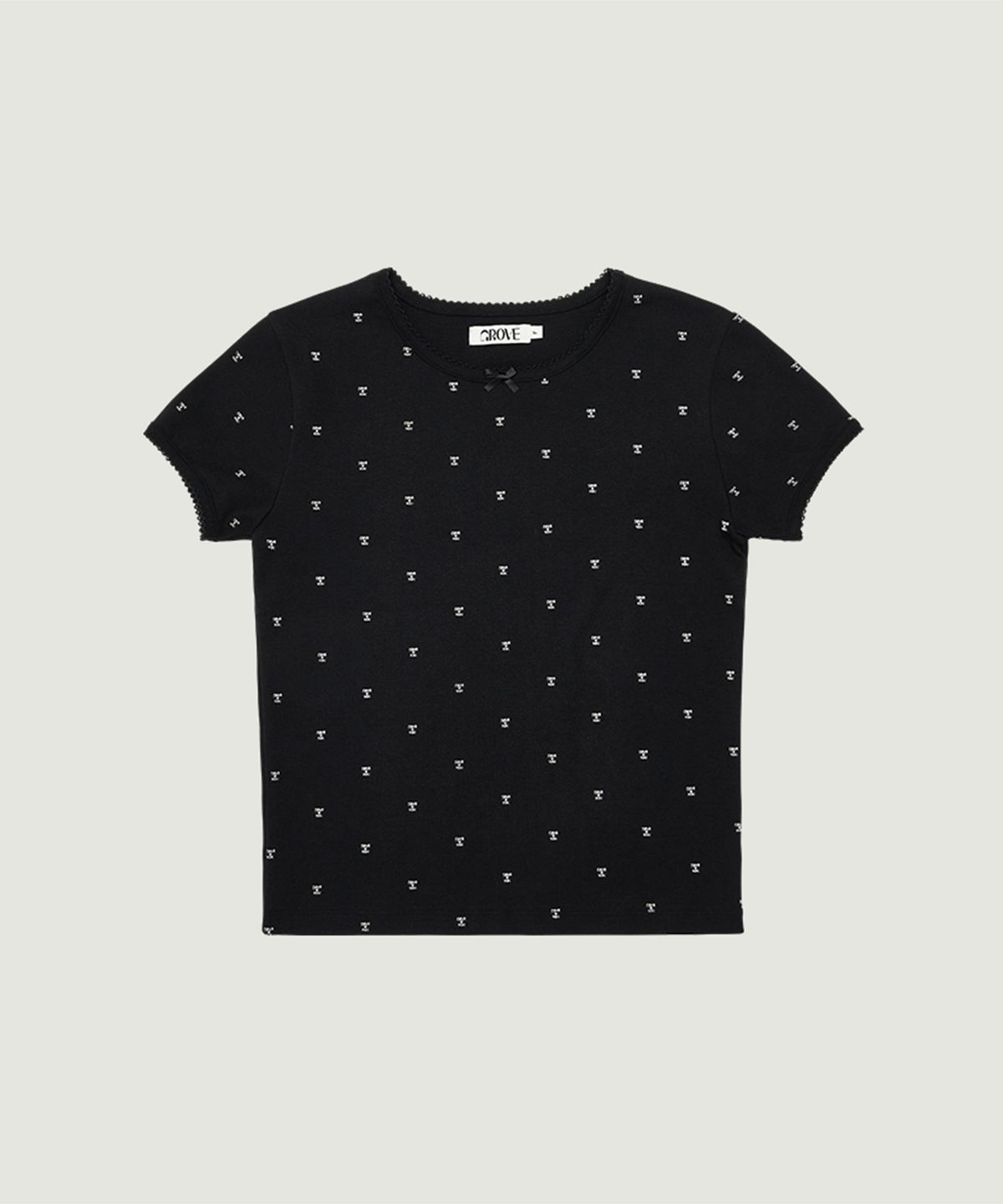 그로브(GROVE) STELLA H/S T-SHIRTS (BLACK)