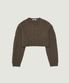 SOPHIE CROP KNIT (BROWN)
