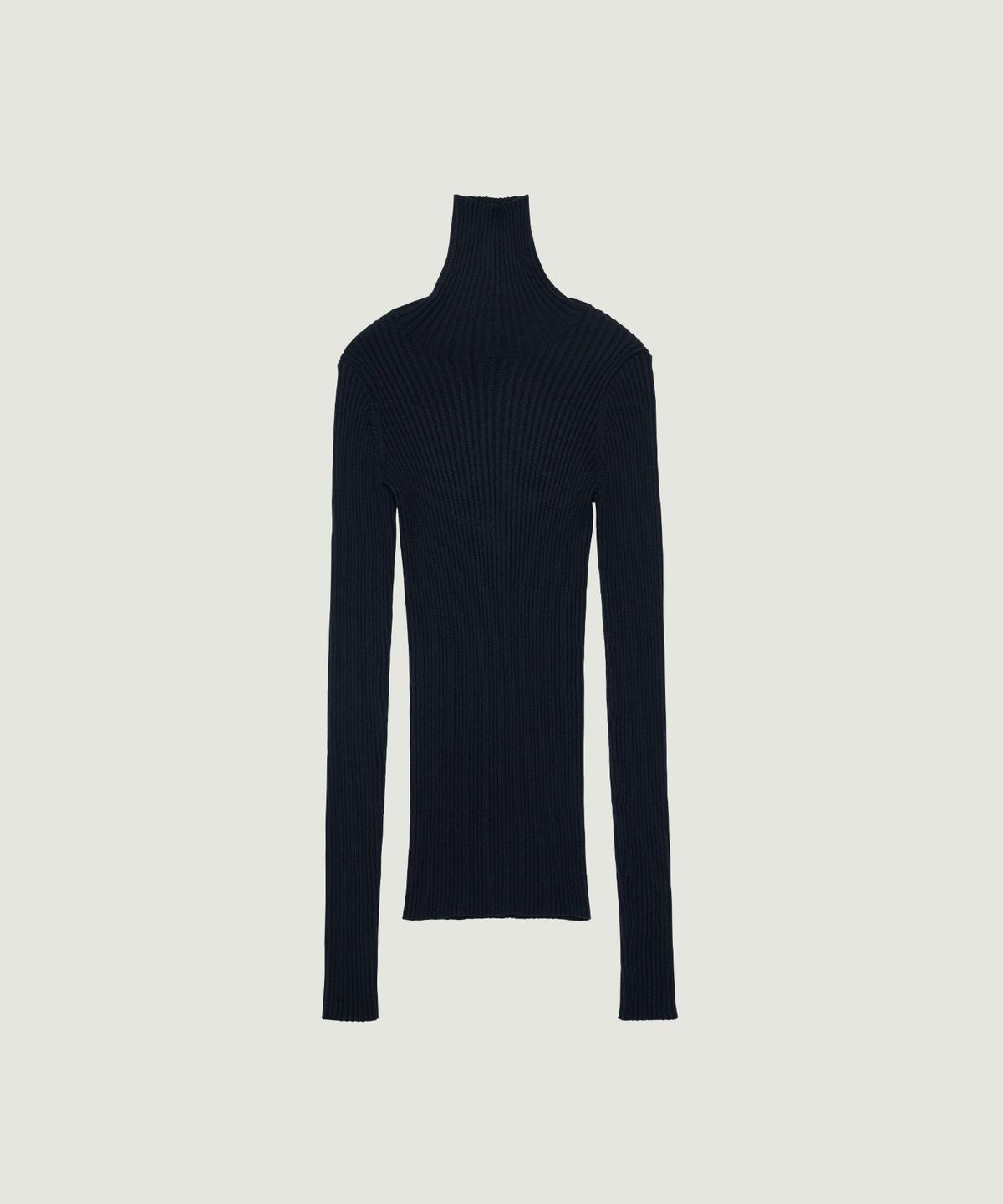 그로브(GROVE) AYA HIGH NECK KNIT (NAVY)