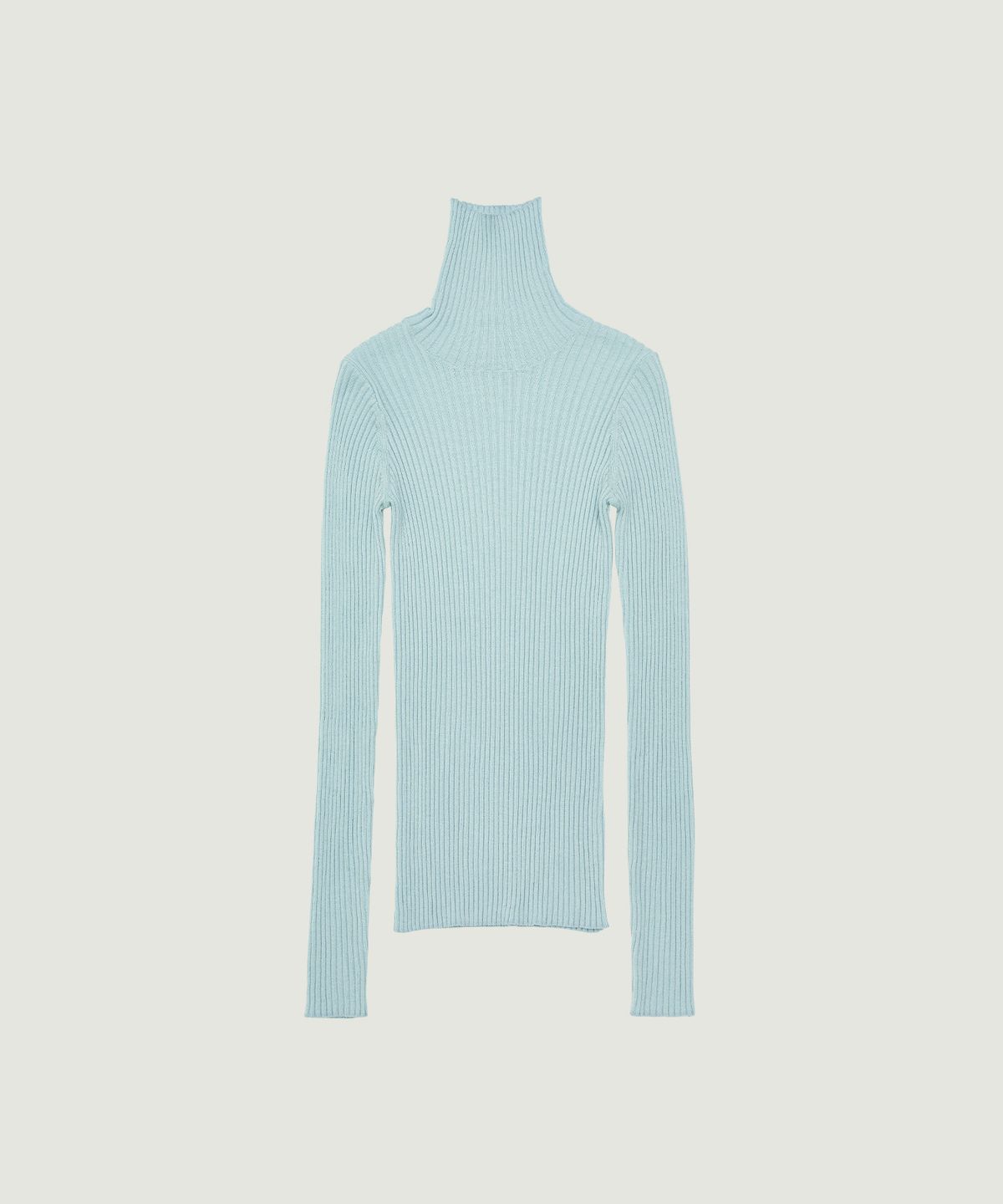 그로브(GROVE) AYA HIGH NECK KNIT (LIGHT BLUE)