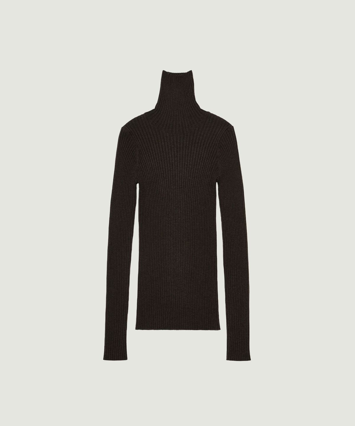 그로브(GROVE) AYA HIGH NECK KNIT (BROWN)