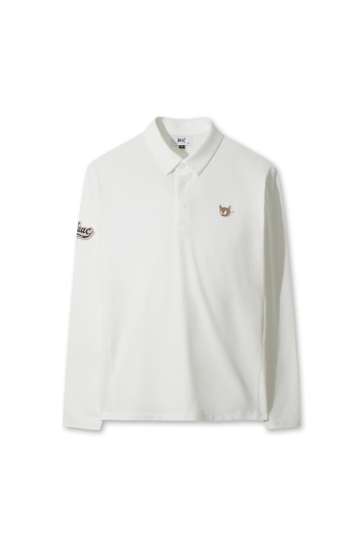 왁(WAAC) Men WAACKY Signature Fleece Polo WMTBW25701IVX