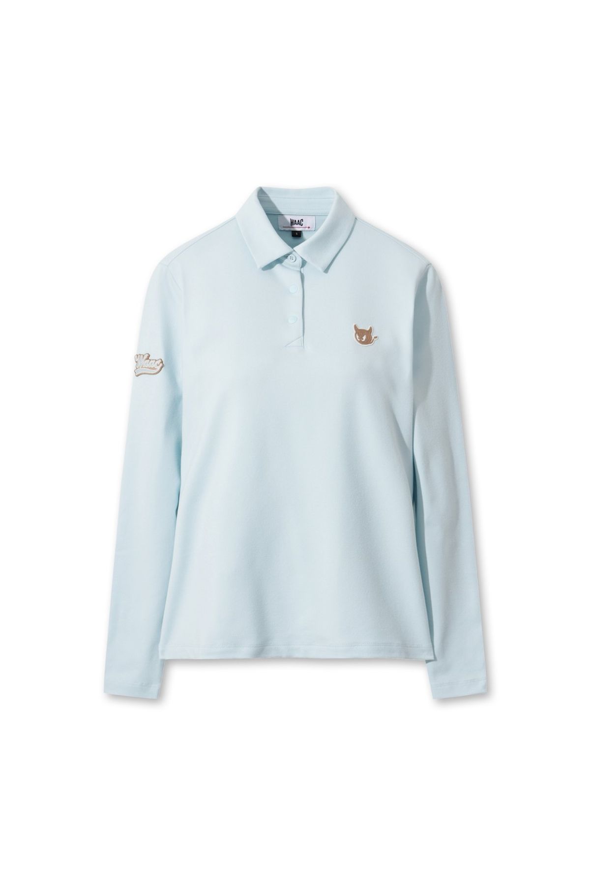 왁(WAAC) Women Winter Essential Fleece Polo WWTBW25701BUL