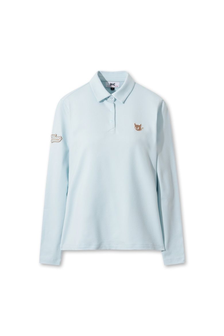 Women Winter Essential Fleece Polo WWTBW25701BUL