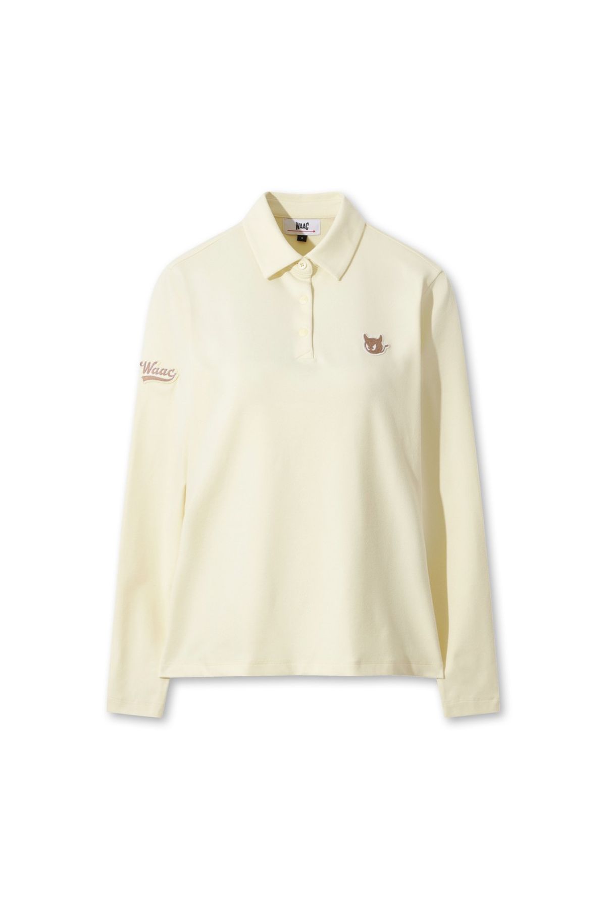 왁(WAAC) Women Winter Essential Fleece Polo WWTBW25701YEL