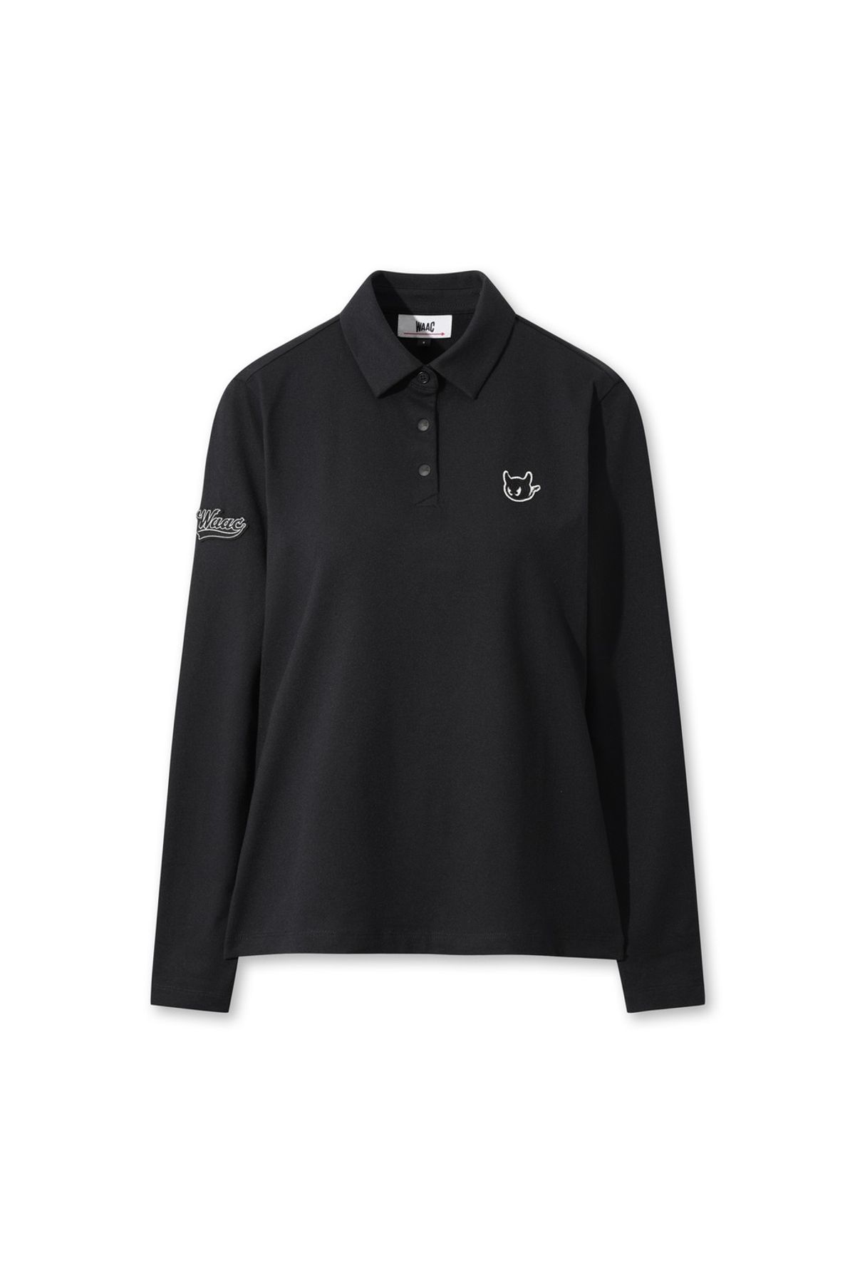 왁(WAAC) Women Winter Essential Fleece Polo WWTBW25701BKX