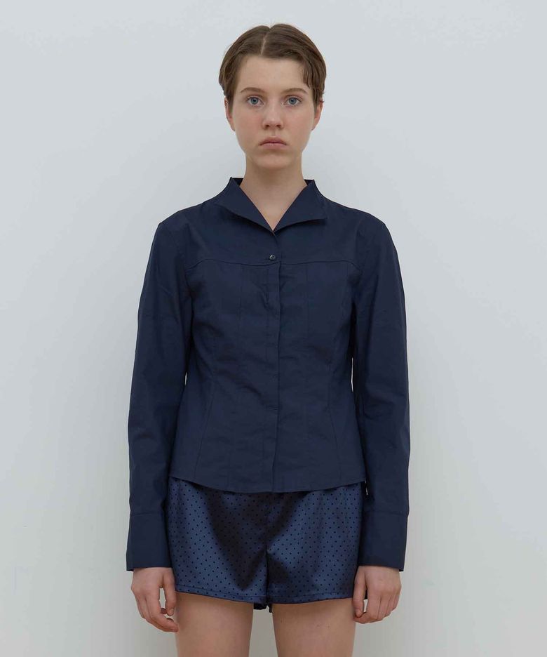 UNREAL COLLAR SHIRT_NAVY