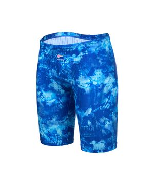 남성 텍스쳐 패턴 4부 수영복 네이비 RN-MF2F504-NV