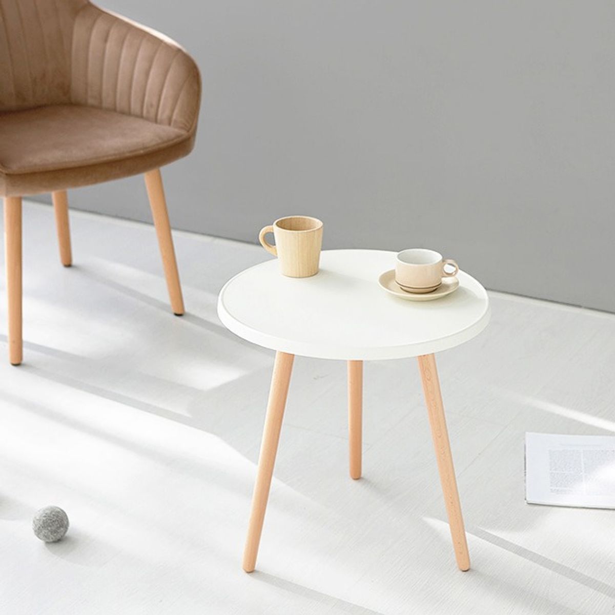 마켓비(MARKETB) 마켓비 GRUET 사이드테이블 원형 48cm