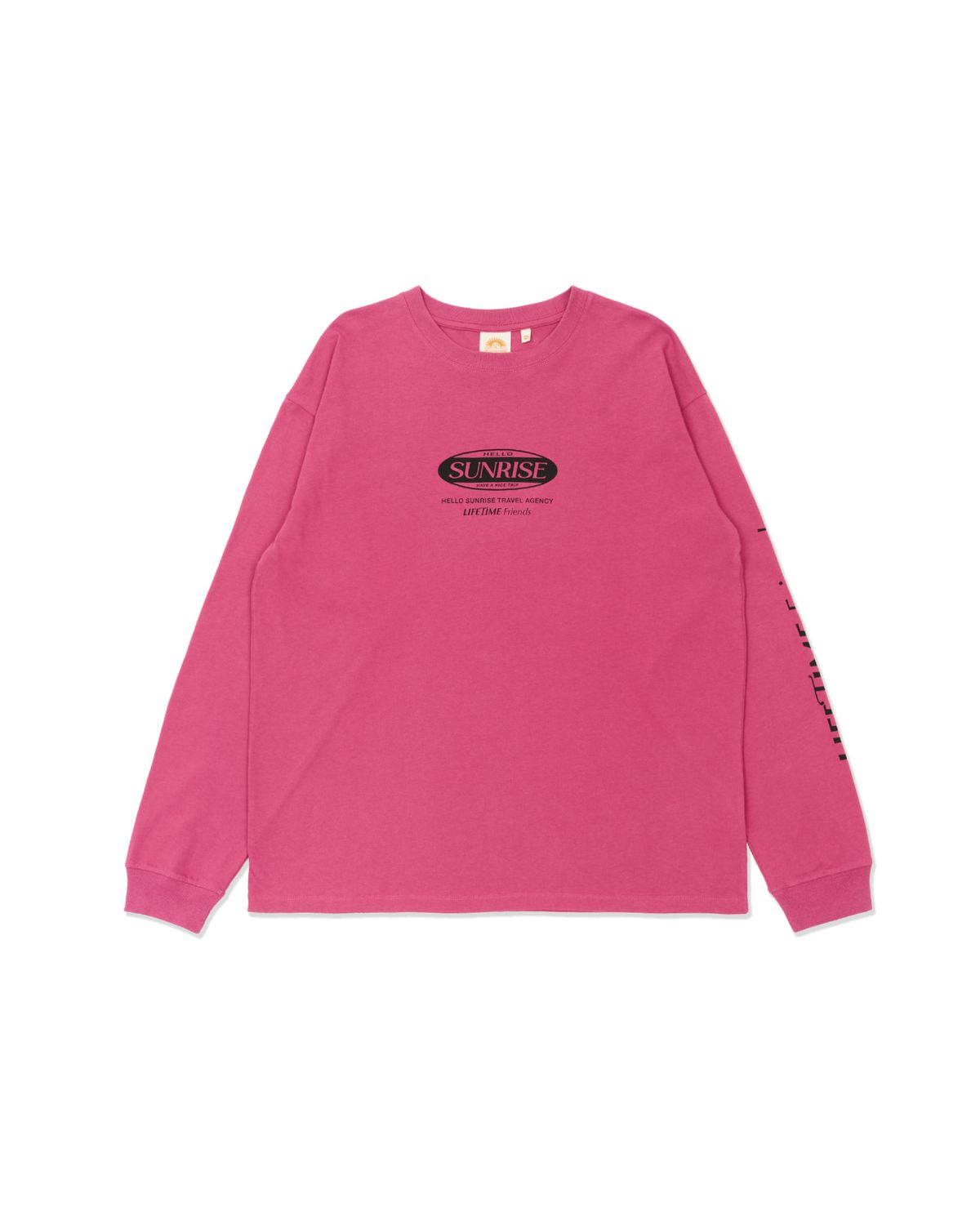 헬로 선라이즈(HELLO SUNRISE) Lifetime Friends L/S_Magenta Pink