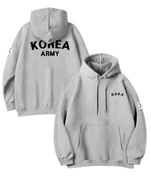 DTF 스탠다드 로카 스웨츠 후디 그레이 기모추가