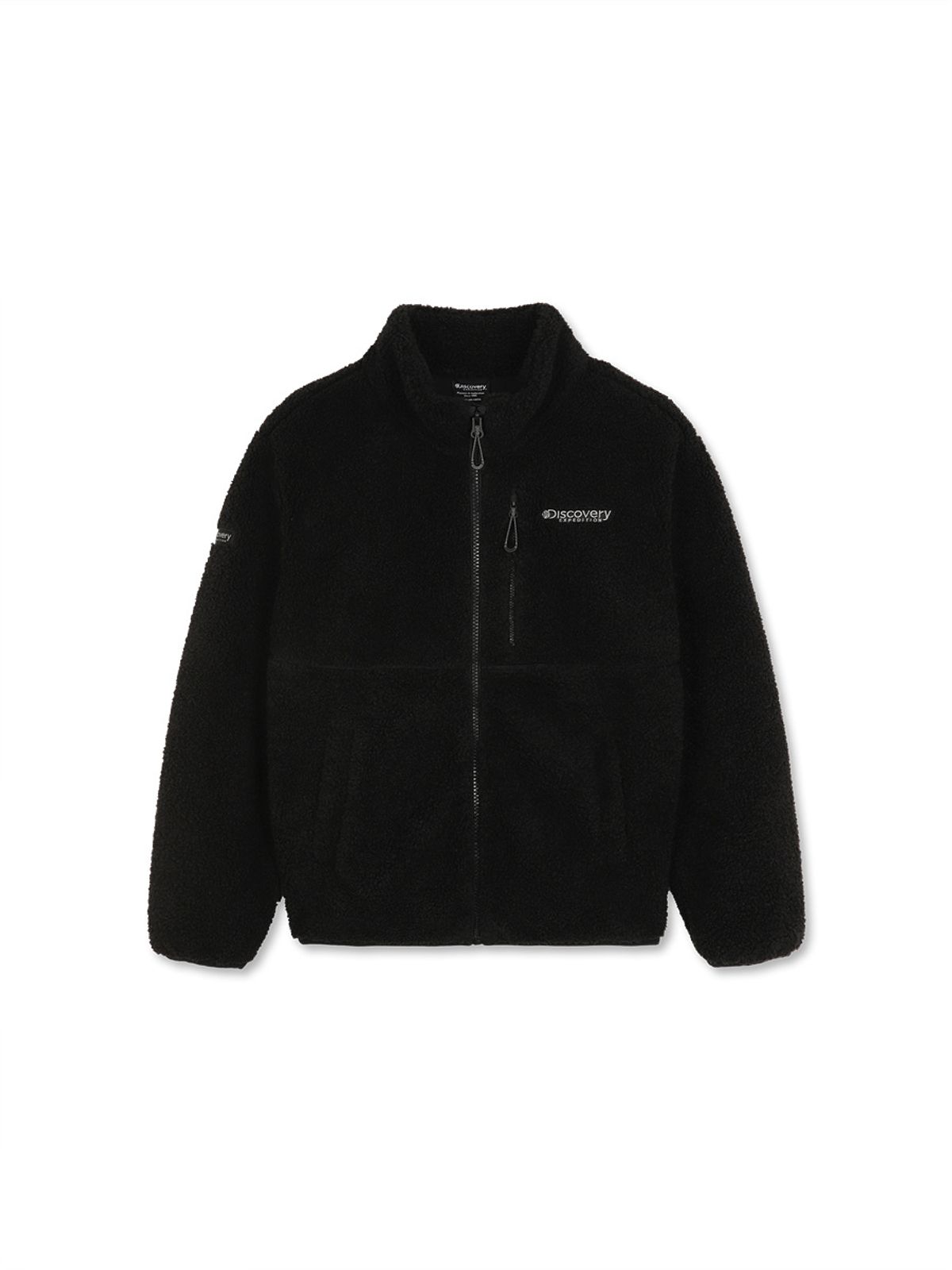 디스커버리 키즈(DISCOVERY KIDS) 스탠넥 플리스 자켓 (BLACK)