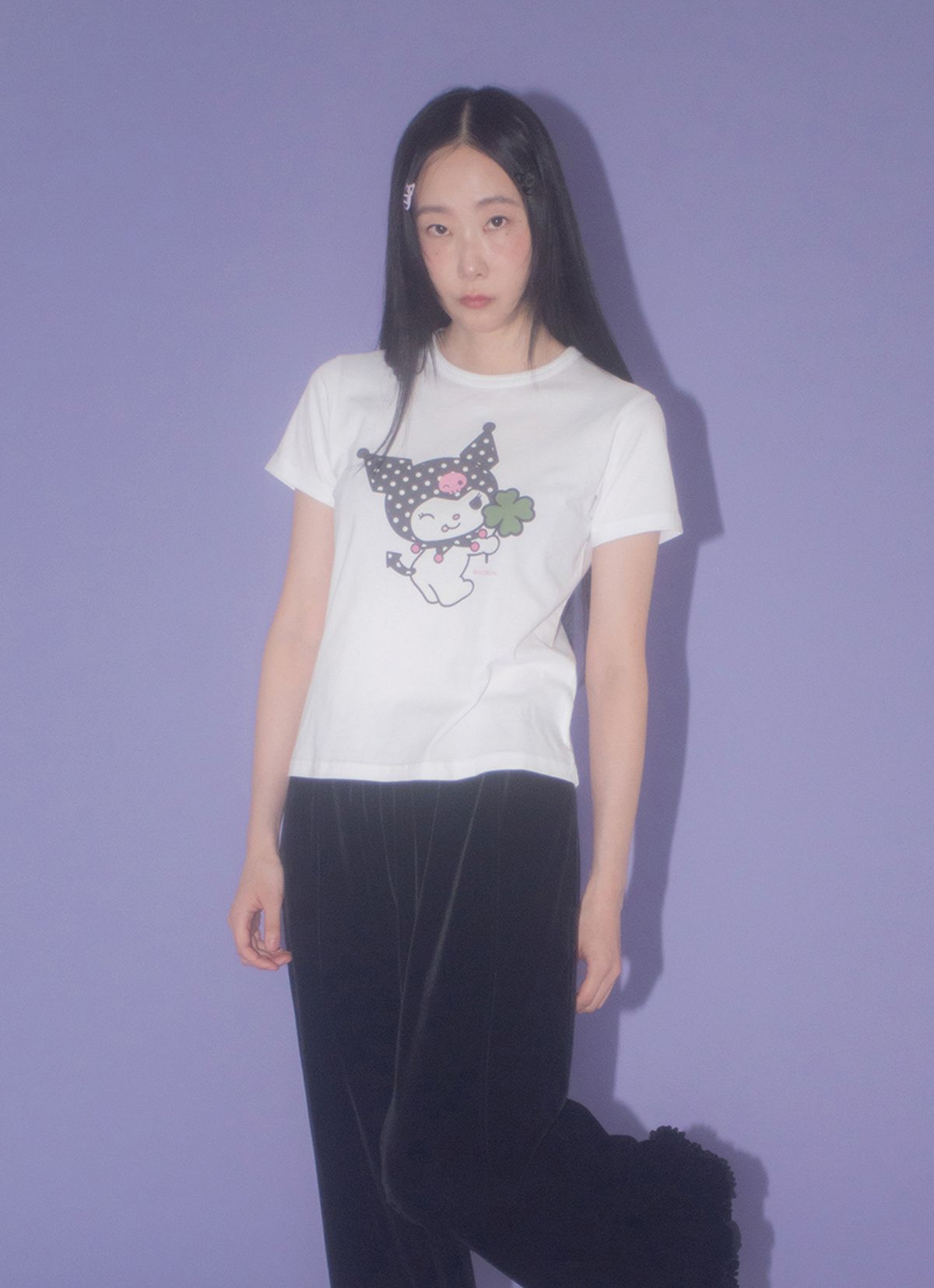 복복(BOCBOK) 도트 쿠로미 하프 티