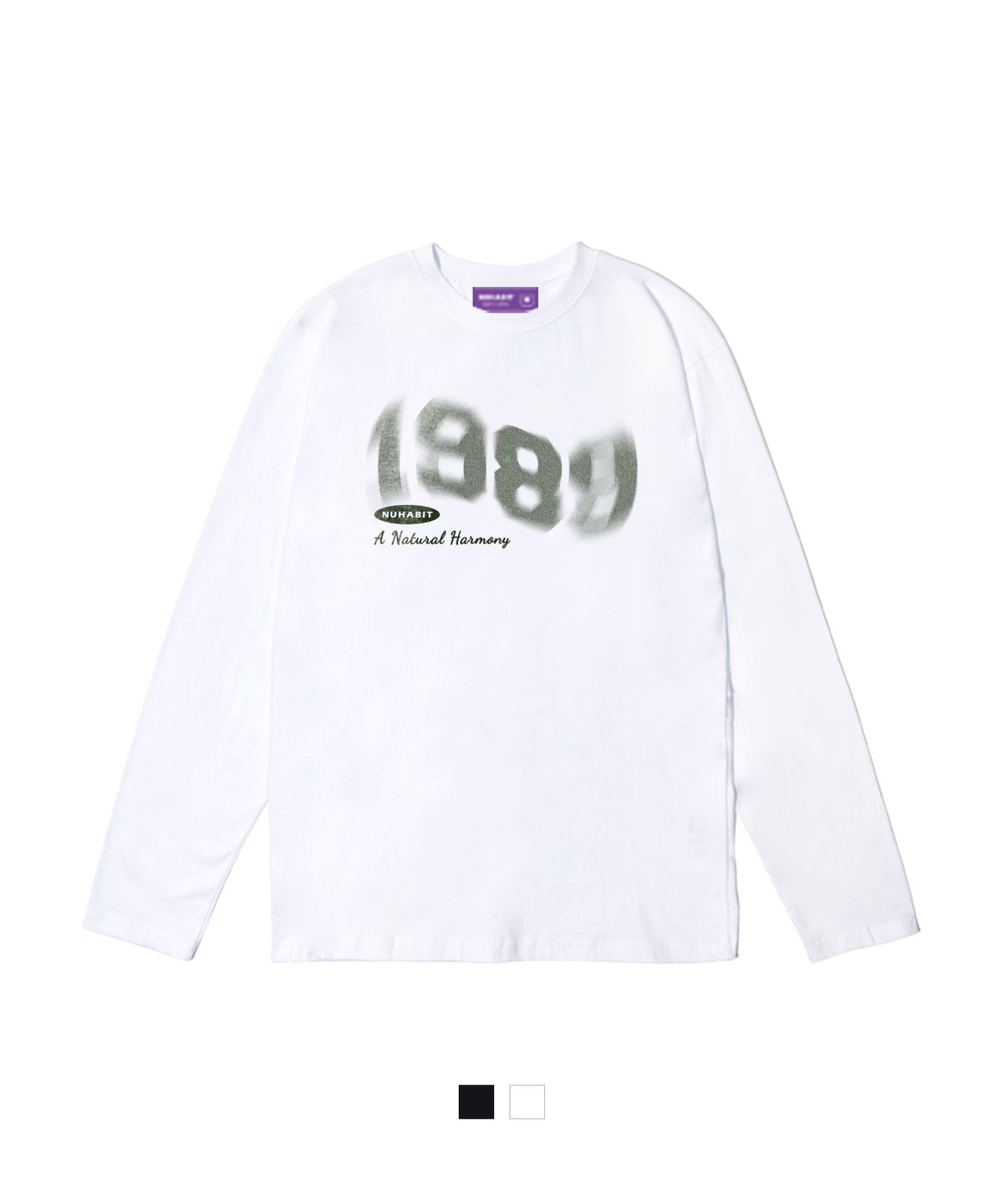 뉴해빗(NUHABIT) N/H SLOW1989 베이직 긴팔 티셔츠 (SBL2-5NH1360)