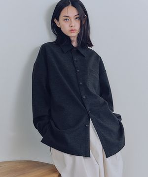 유니섹스 네스트 셔츠 차콜