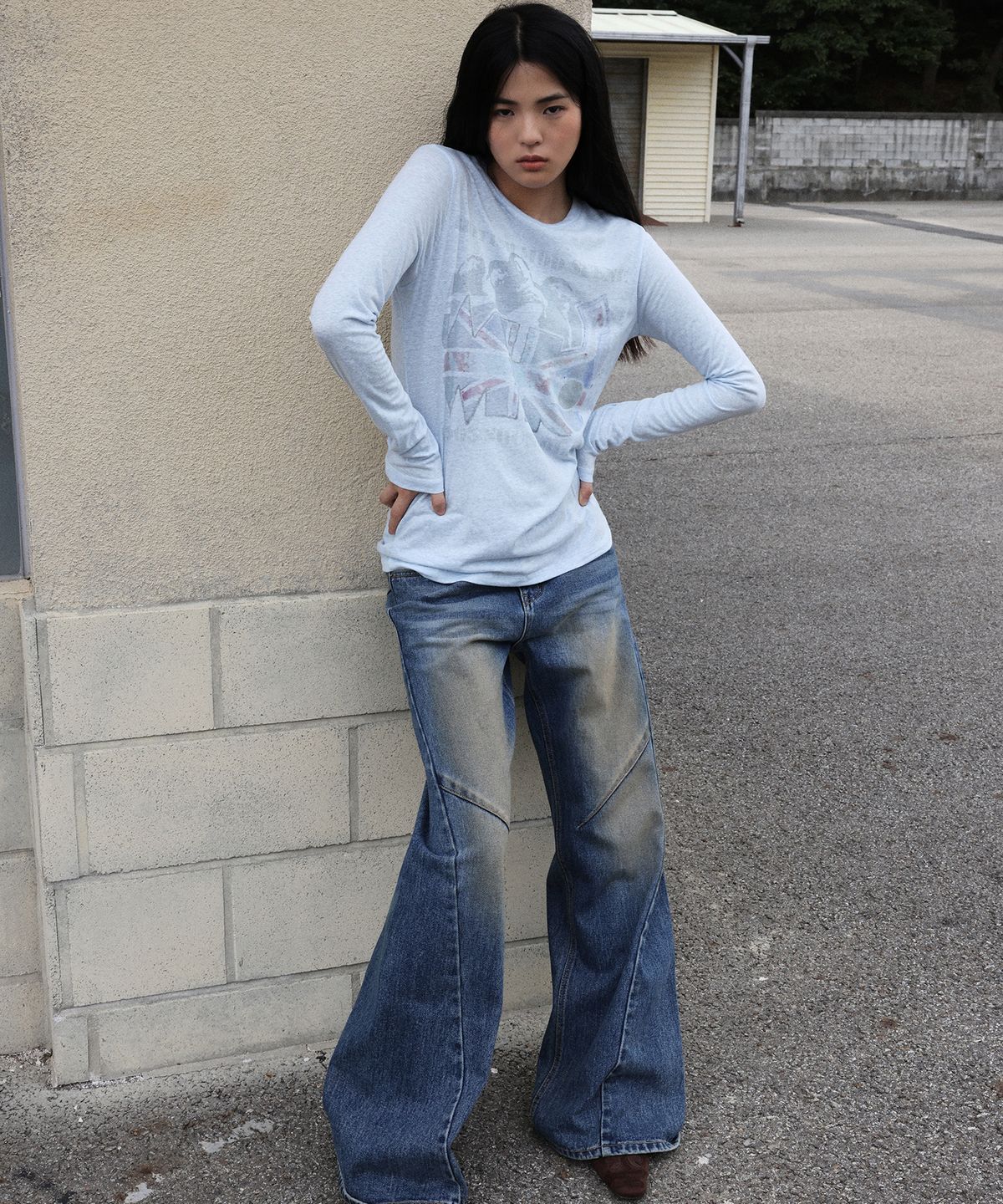 랑거(LANGER) 25FW [PLC] who graphic t-shirt_2Colors