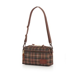 패디드 숄더 파우치 M - WOODLAND PLAID (08JT2112) 2.5L