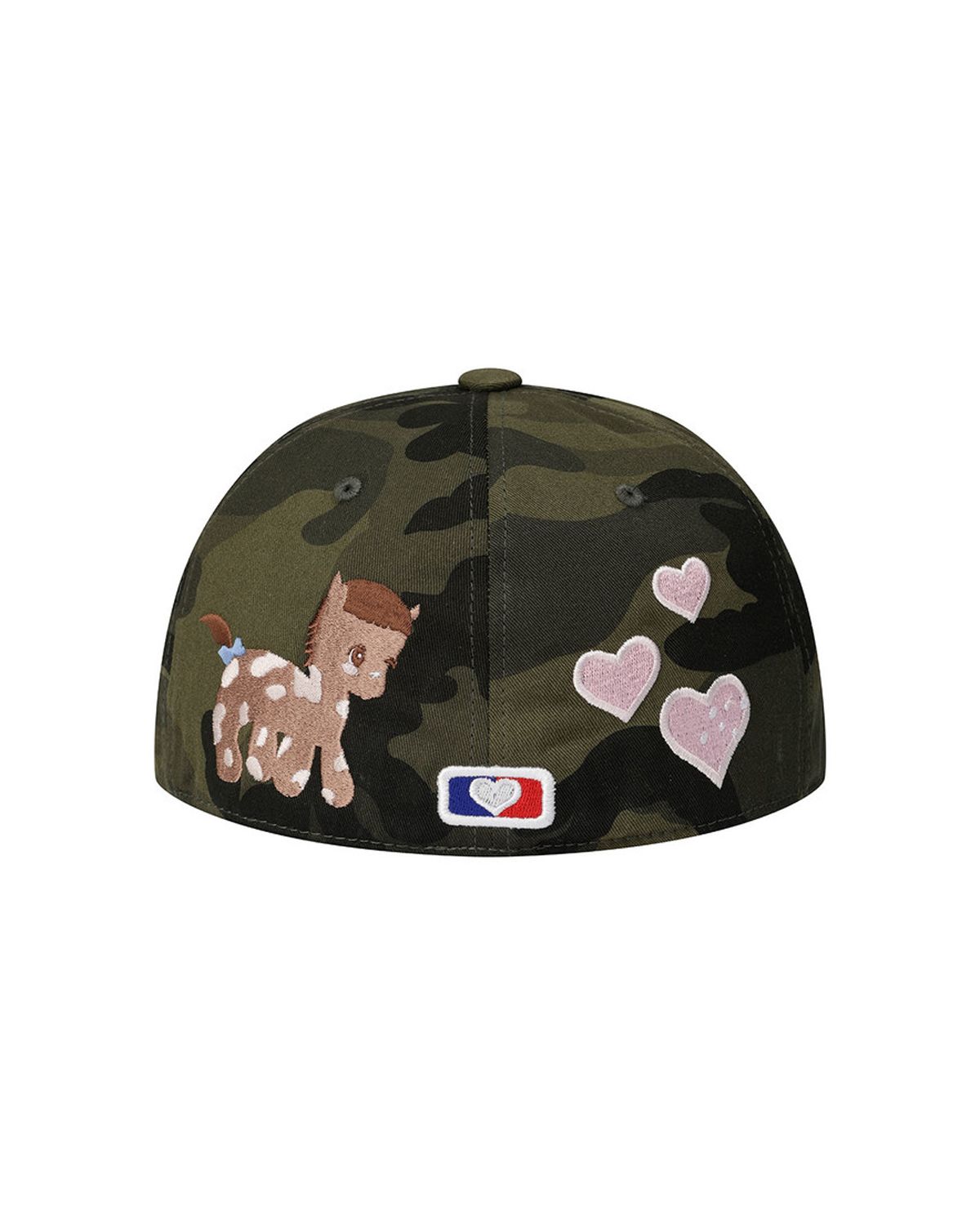 더뮤지엄비지터(THEMUSEUMVISITOR) PONY EMBROIDERY CAP (CAMO)