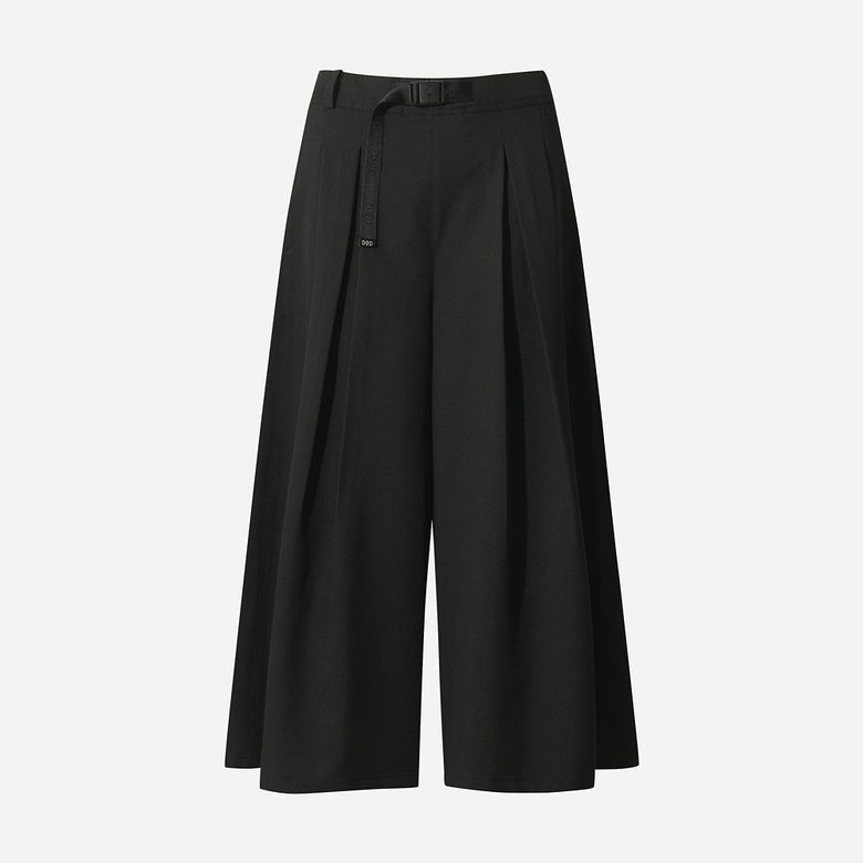 여성) 트래블 포그 와이드 팬츠(BLACK)