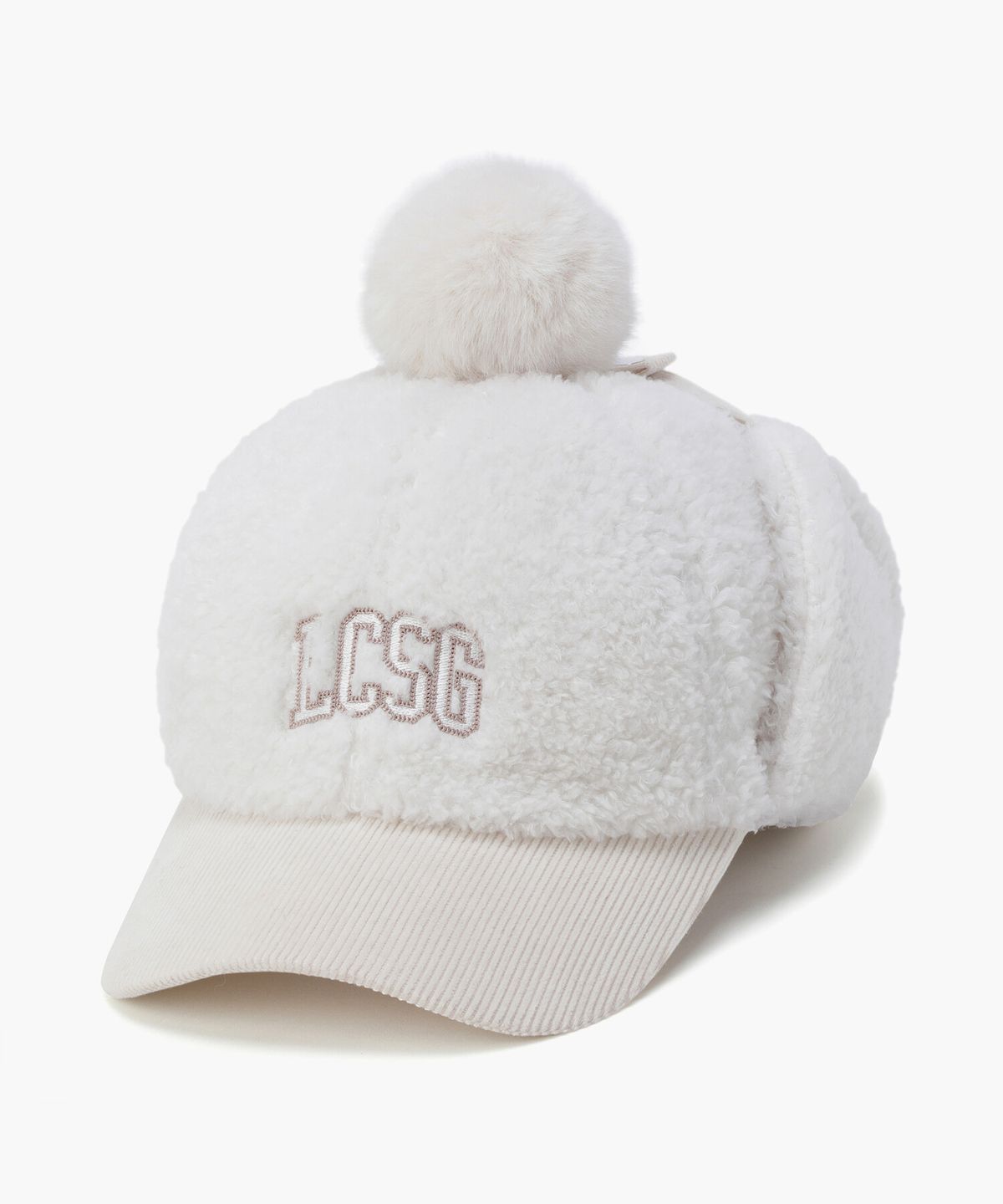 르꼬끄 골프(LECOQ GOLF) 여성 부클 귀달이 볼캡 (GQ322LCP91)