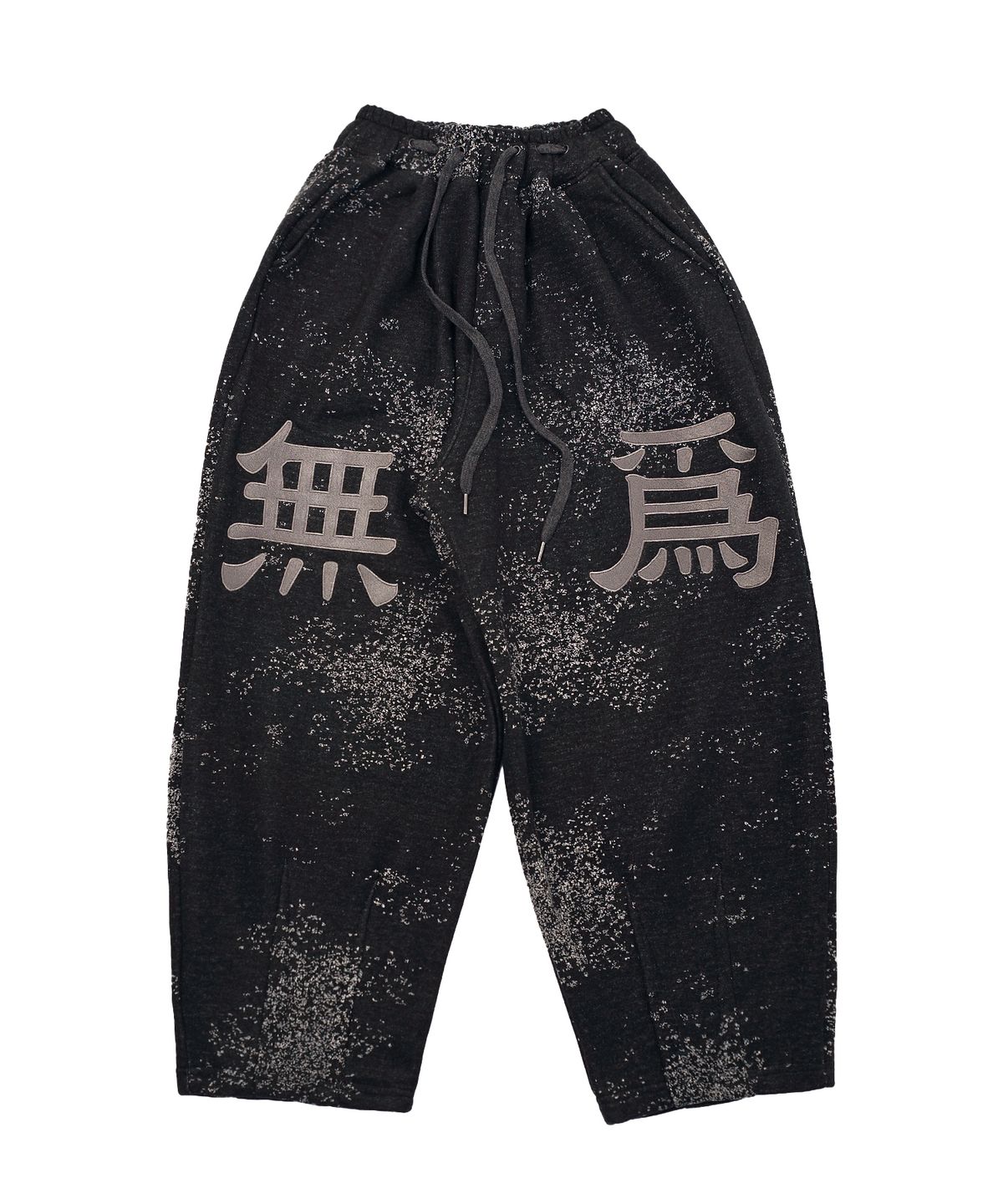 어낫띵(A NOTHING) FOG JACQUARD MU-WI SWEAT PANTS (Charcoal)