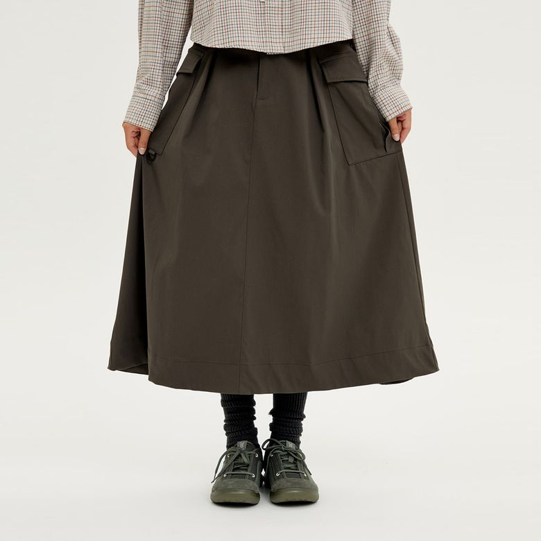 여성) 코듀라 카고 스커트(D.CHARCOAL GREY)