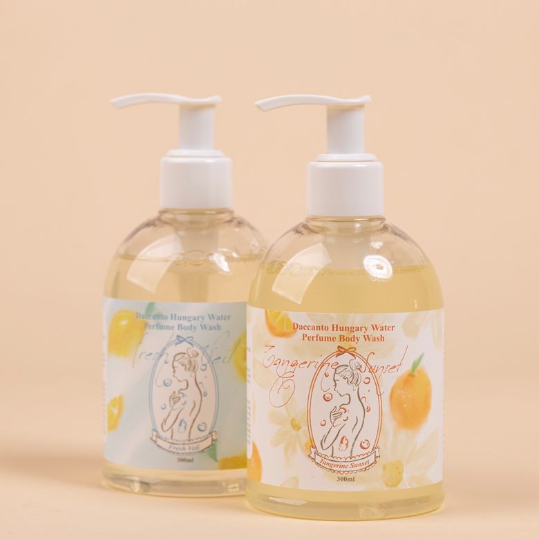 헝가리워터 퍼퓸 바디워시 300ml (탠저린선셋/프레쉬베일/2종 듀오 세트 택1)