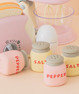 바잇미 강아지 삑삑이 솔트앤페퍼 천연 라텍스 장난감