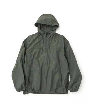 체크 윈드브레이커_KHAKI