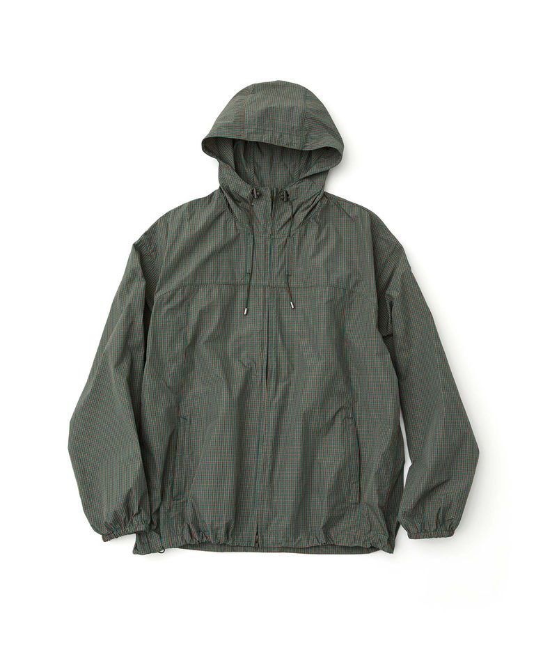 체크 윈드브레이커_KHAKI