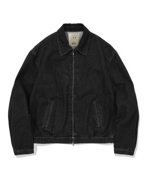 FADED DENIM JACKET (BLACK)
