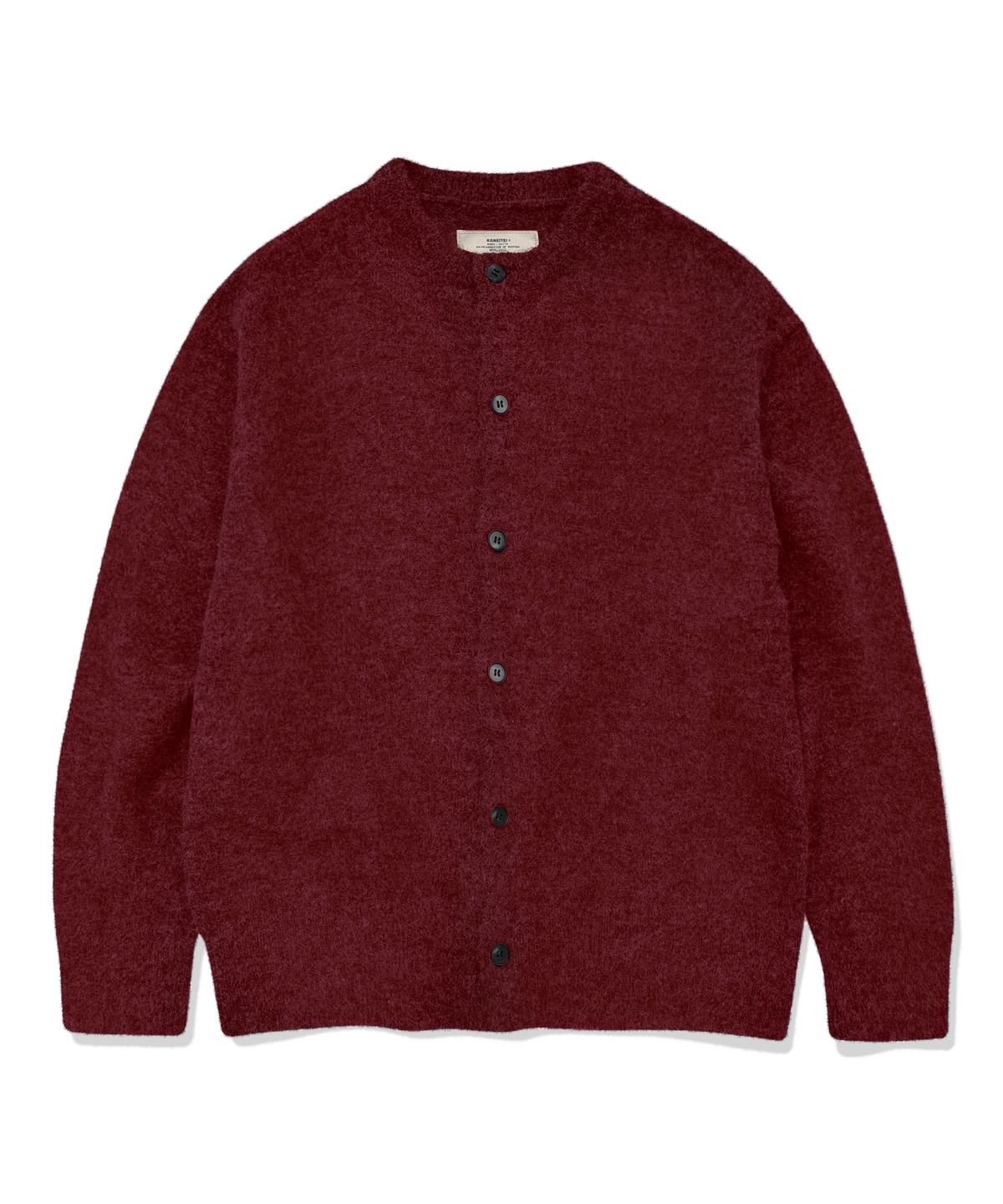 카네이테이(KANEITEI) BASE CROP CARDIGAN (RED)