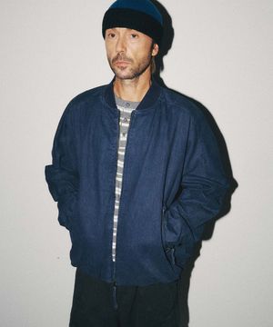 워시드코튼 MA-1 점퍼_NAVY