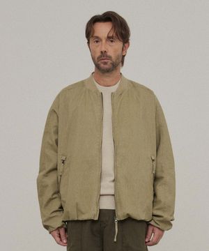 워시드코튼 MA-1 점퍼_BEIGE