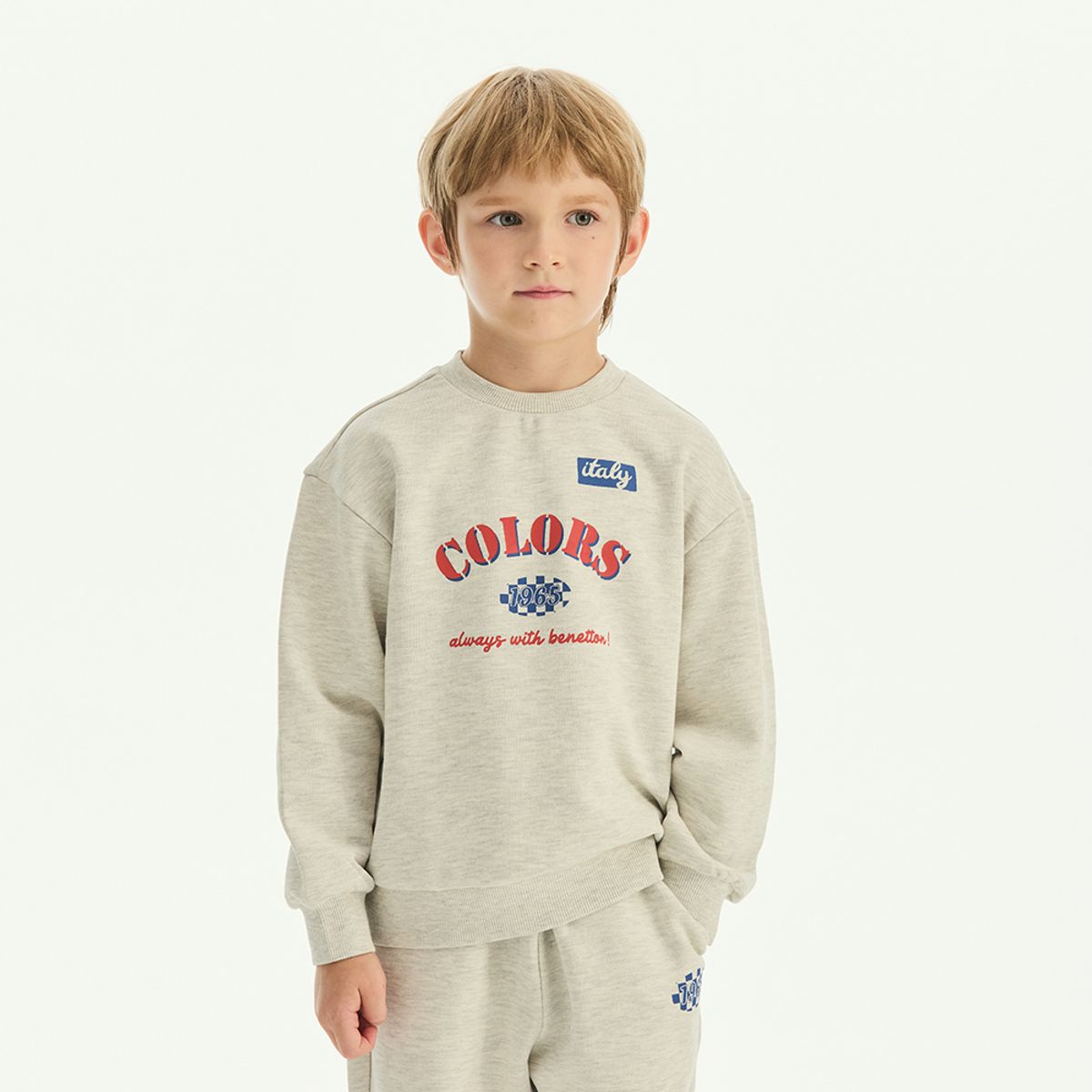 베네통키즈(BENETTONKIDS) 베네통 맨투맨_QAMT15561OT